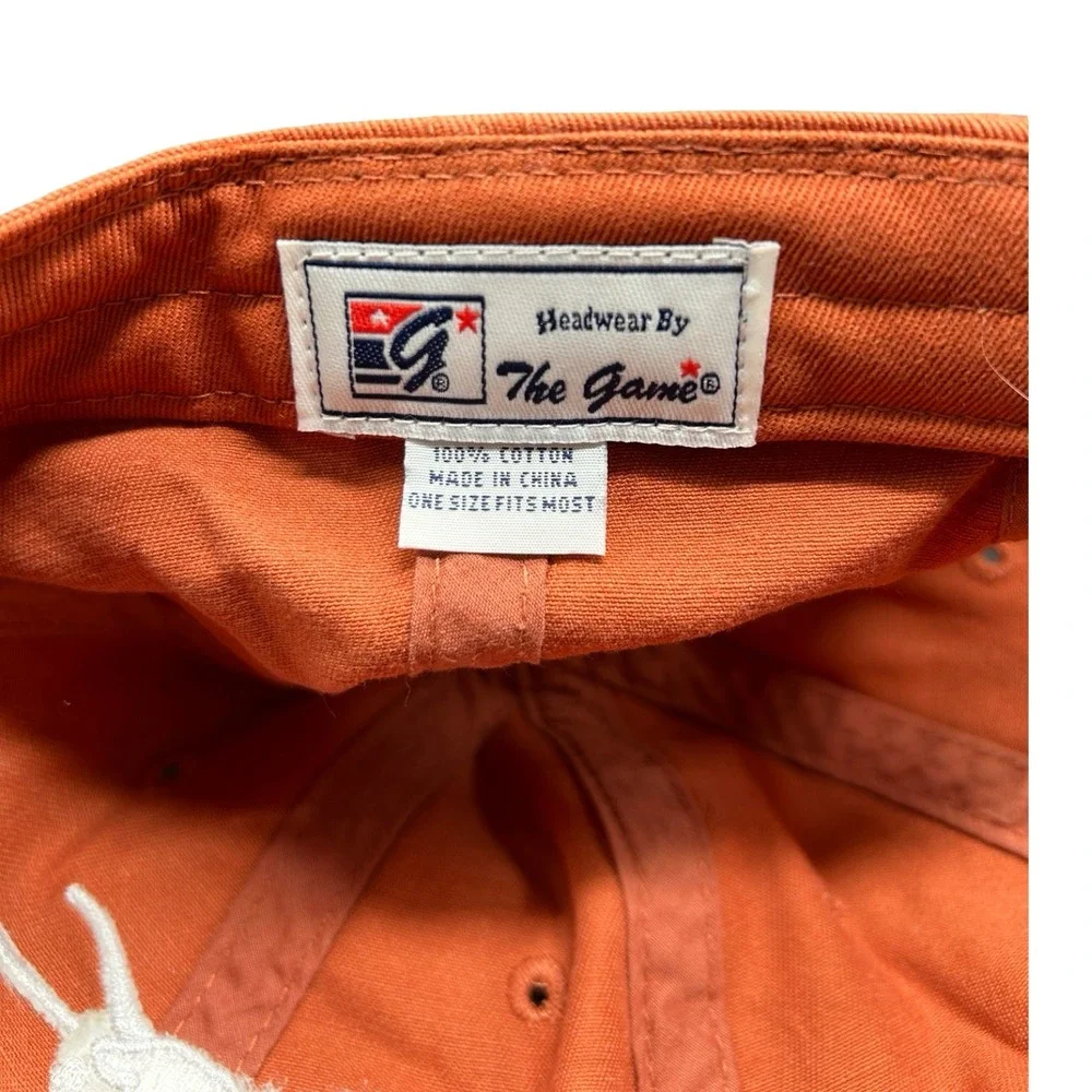 The Game University of Texas Longhorns Dad Hat Burnt Orange Adjustable Cap‎